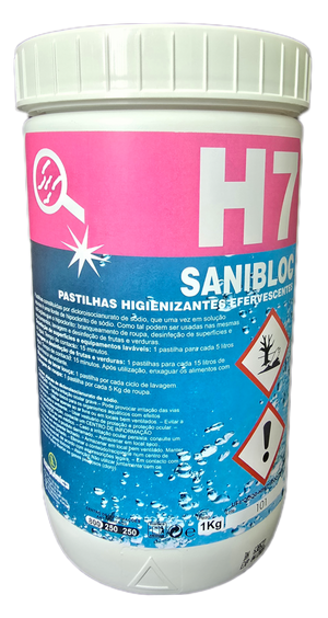 SANIBLOC - PASTILHAS HIGIENIZANTES EFERVESCENTES